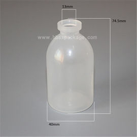 50ml PE Plastic Vaccine bottle veterinary medicine bottle, rubber stopper sealing