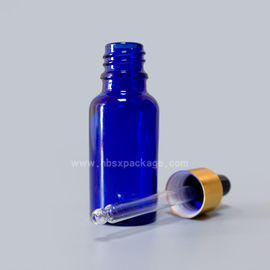 China supplier 15ml Cobalt Blue Aromatherapy Essential Oil Glass Container Bottle With Dropper