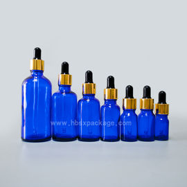 SXB-01 5ml blue essential oil Bottles empty glass bottles with button dropper pipette