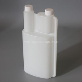 1000ml Twin Neck Dose Dispenser Plastic Bottle With 100ml Reservoir