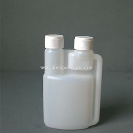 plastic twin necks dispenser liquid bottle