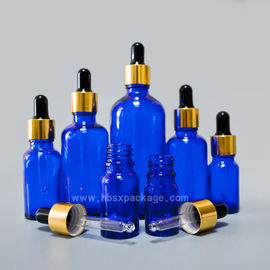 5ml-100ml Cobalt Green Aromatherapy Essential Oil Glass Container Bottle With Dropper