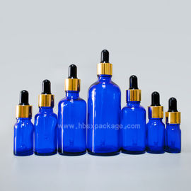 5ml-100ml Cobalt Blue Aromatherapy Essential Oil Glass Container Bottle With Dropper