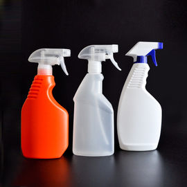 White Cleaning Spray Bottle/ 500ml HDPE Detergent Liquid Plastic Bottle with Trigger Sprayer