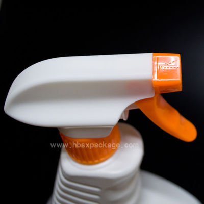 White Cleaning Spray Bottle/ 500ml HDPE Detergent Liquid Plastic Bottle with Trigger Sprayer