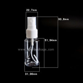 Hebei Shengxiang PET material 20-25ml transparent plastic spray bottle