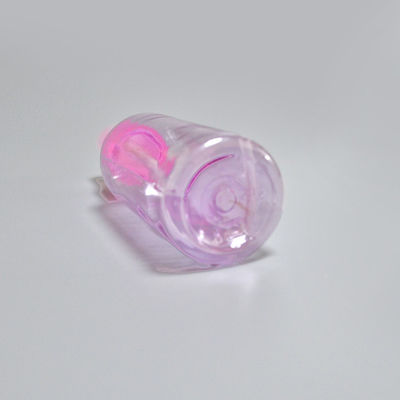 BPA free 40ml clear PET plastic oval spray bottle for cosmetics