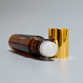 Roll-on bottles 10ml white / blue / Amber glass roll on bottle