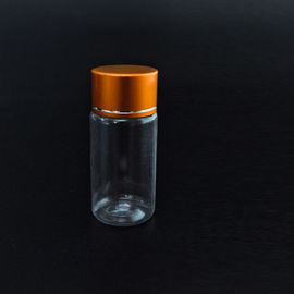 health care food bottle for chewing gum, pharmaceutical plastic bottle HDPE with pull-ring cap