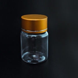 PET Empty Health Care Plastic Pill Bottle with Screw Cap