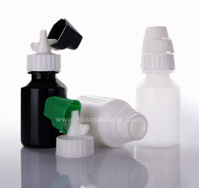 HDPE material plastic eye dropper bottles with rotate the cover