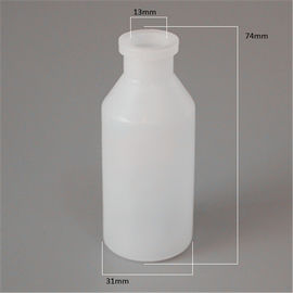 Hebei Shengxiang 50ml PE plastic medicine bottle with rubber stopper for vaccine injection