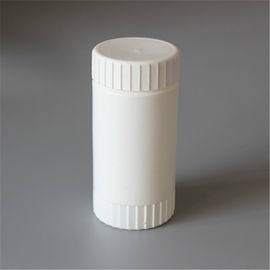 35ML HDPE medicinal pills packing bottle with CRC silica gel cap