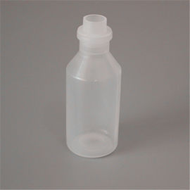 10ml 20ml PE vaccine plastic bottle with rubber stopper and flip off cap