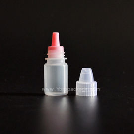 HDPE material plastic eye dropper bottles with rotate the cover