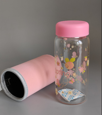350/450ml glass water bottle/Стеклянный стакан/Чайная чашка/Портативный стакан/Школьный кубок/Водяной стакан/Стакан