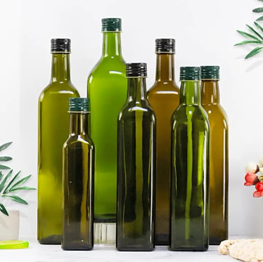 olive oil bottle/Botella de aceite esencial/Botella de perfume/Botella de vidrio/Decoración/Botella de cosméticos