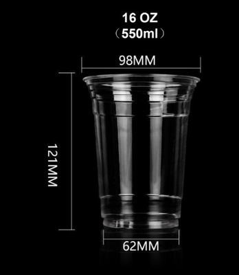 PLA drinks cup/cold drink cup/compostable cup/Matériaux dégradables/المواد القابلة للتحلل/Abbaubares Material/PLA straw
