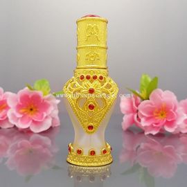 Hot sell 10ml copper/gold glass eaaential oil bottle ,high-end,atmosphere and grade