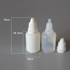 10ml ldpe soft eye plastic squeeze dropper bottle with red cap