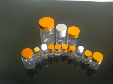 Health Care Food Different Size Screw Cap PET Clear Plastic Pill Bottles