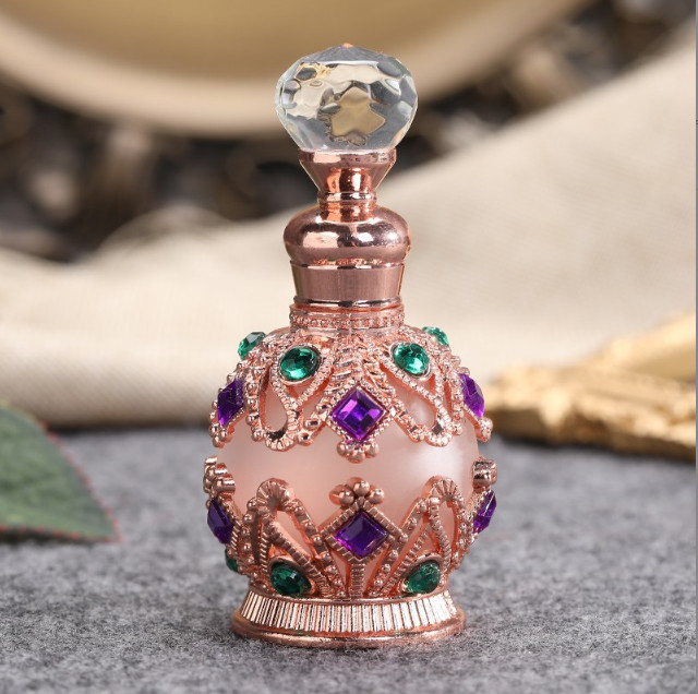 factory hot sale 15ml cosmetic bottle/perfume bottle/essential oil bottle/perfume/glass bottle/artwork