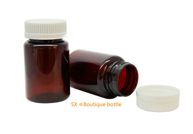 Health Care Food Different Size Screw Cap PET Clear Plastic Pill Bottles